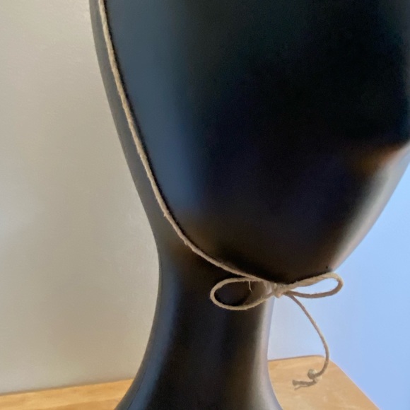 Porcelain devil horns with twine. Renaissance fair attire. - Picture 6 of 7